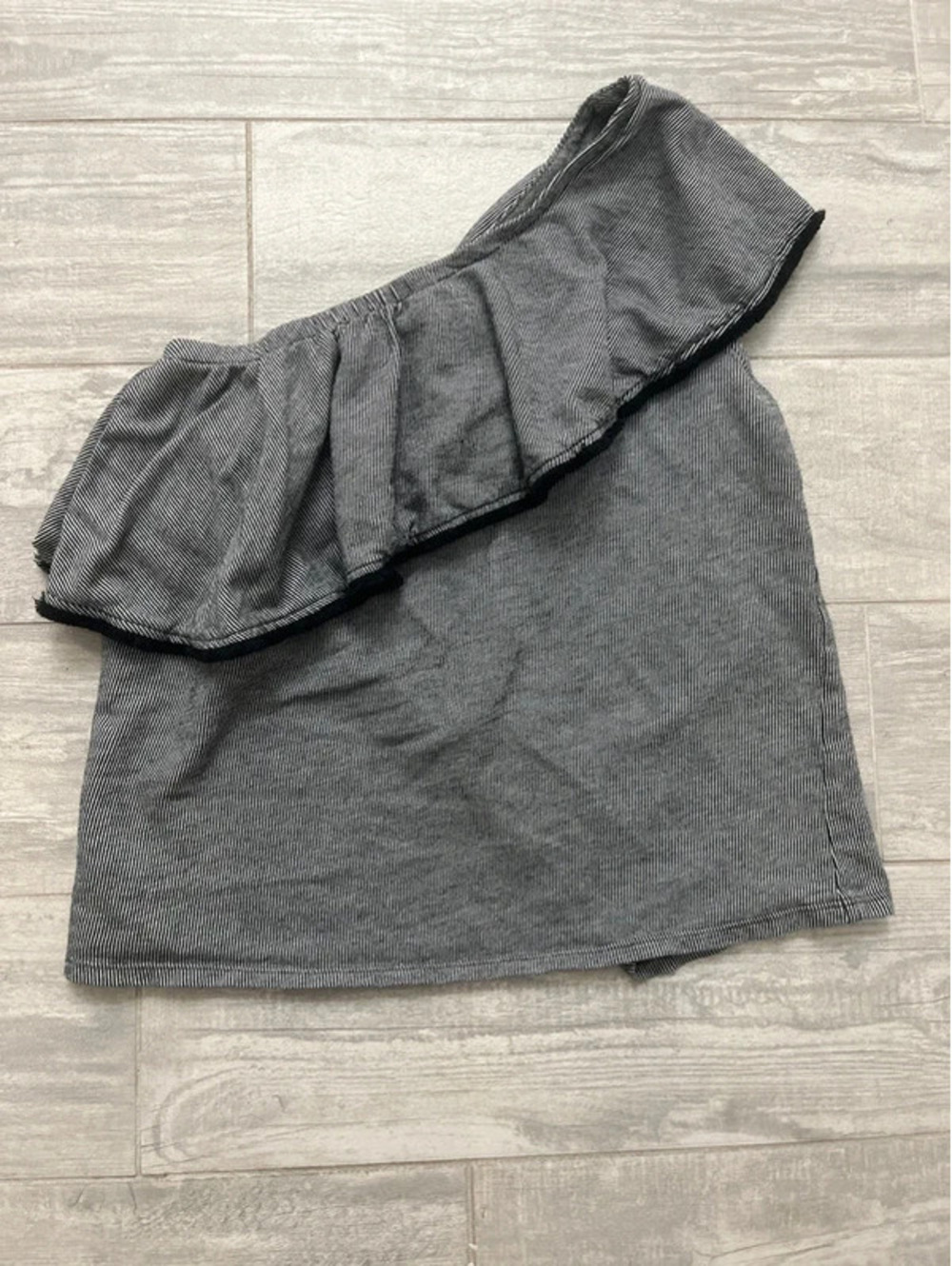 Loft One Shoulder Ruffle Top